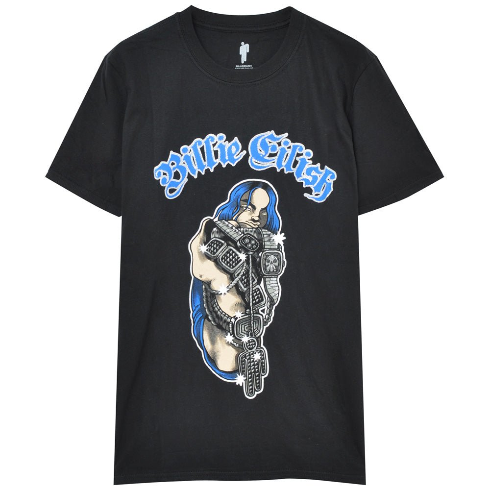 BILLIE EILISH ビリーアイリッシュ - Bling / Glitter Print / Tシャツ / メンズ - PGS